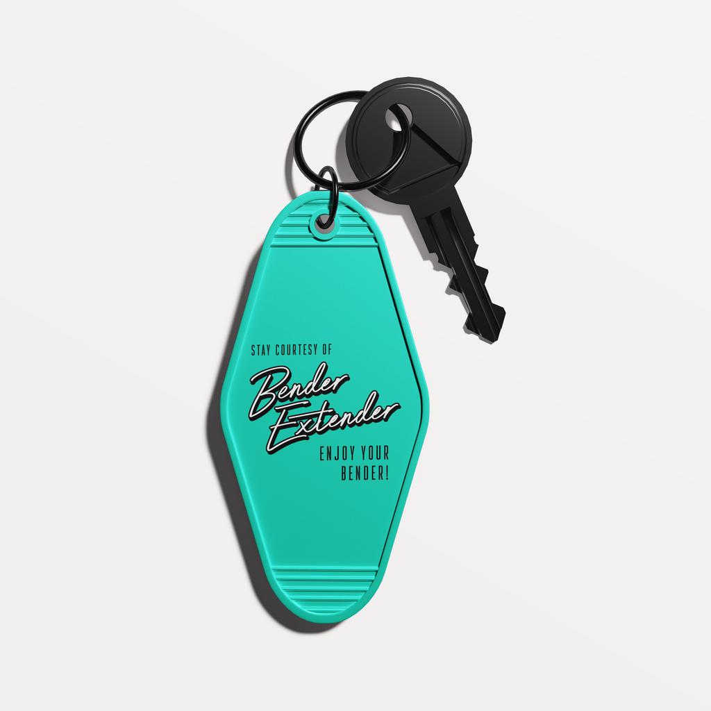 Benderland Motel Keychain
