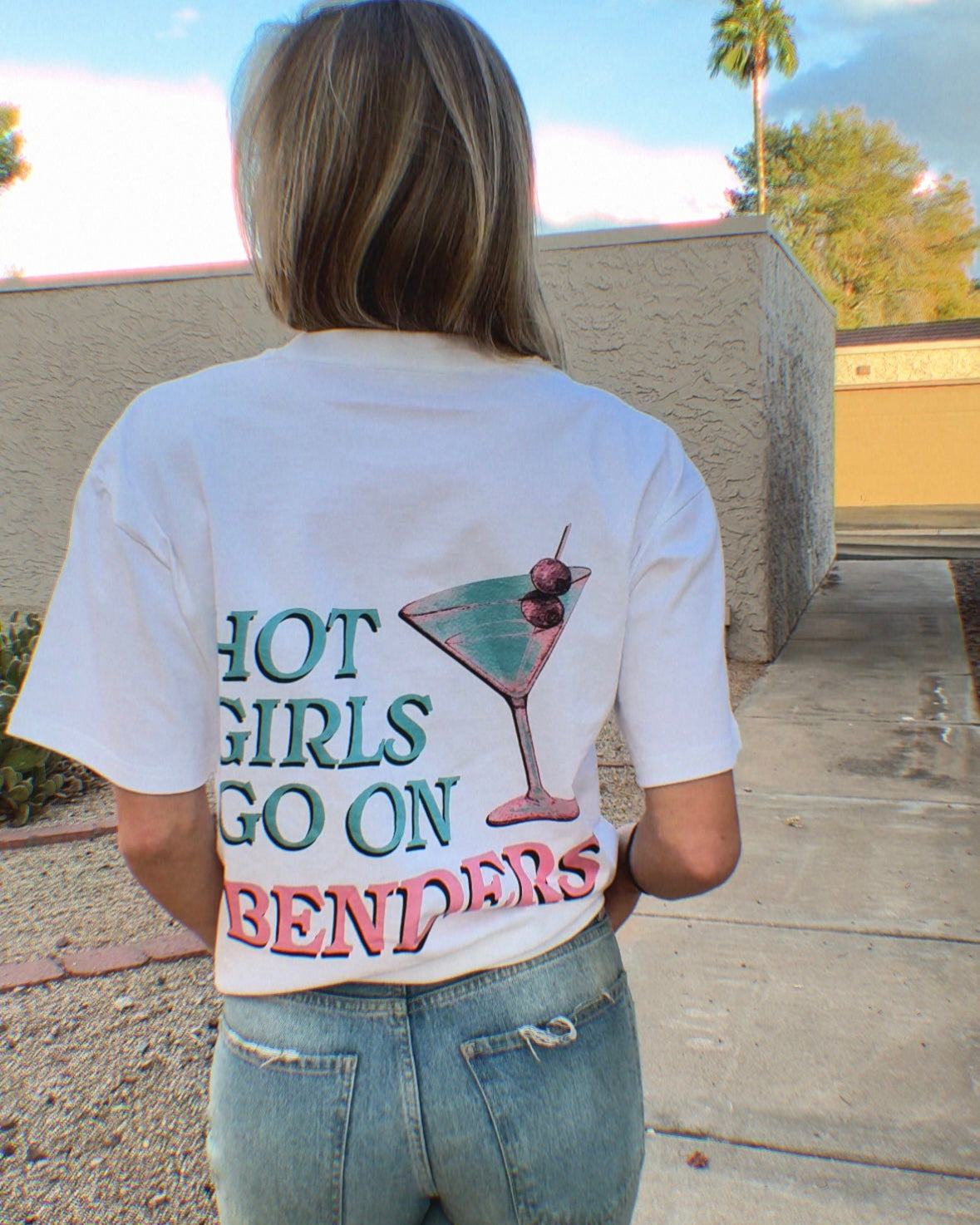 Hot Girls Go On Benders Tee