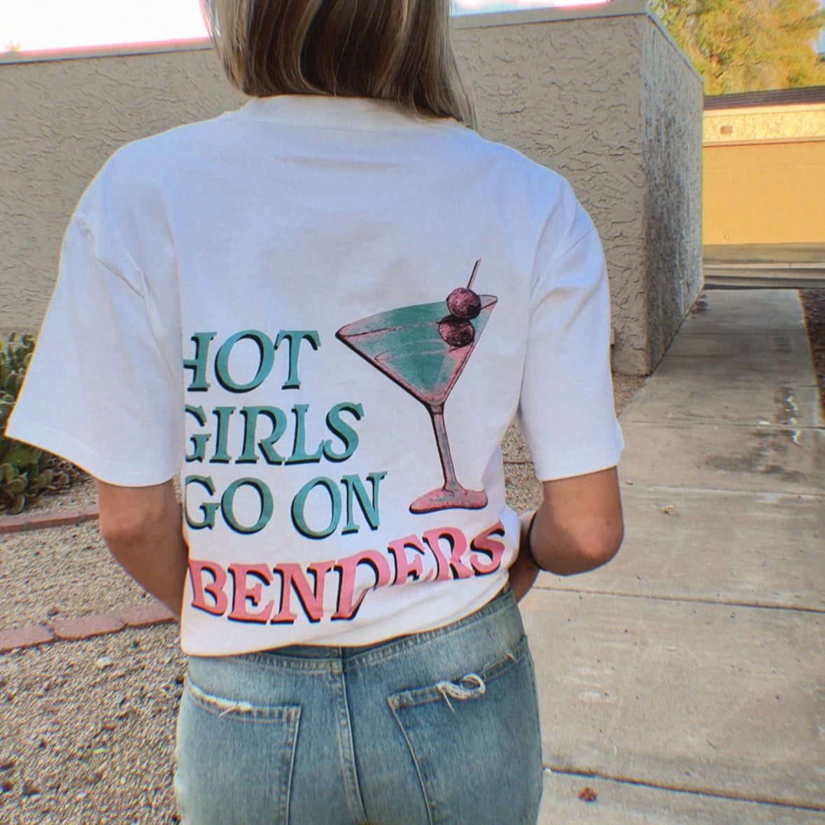 Hot Girls Go On Benders Tee
