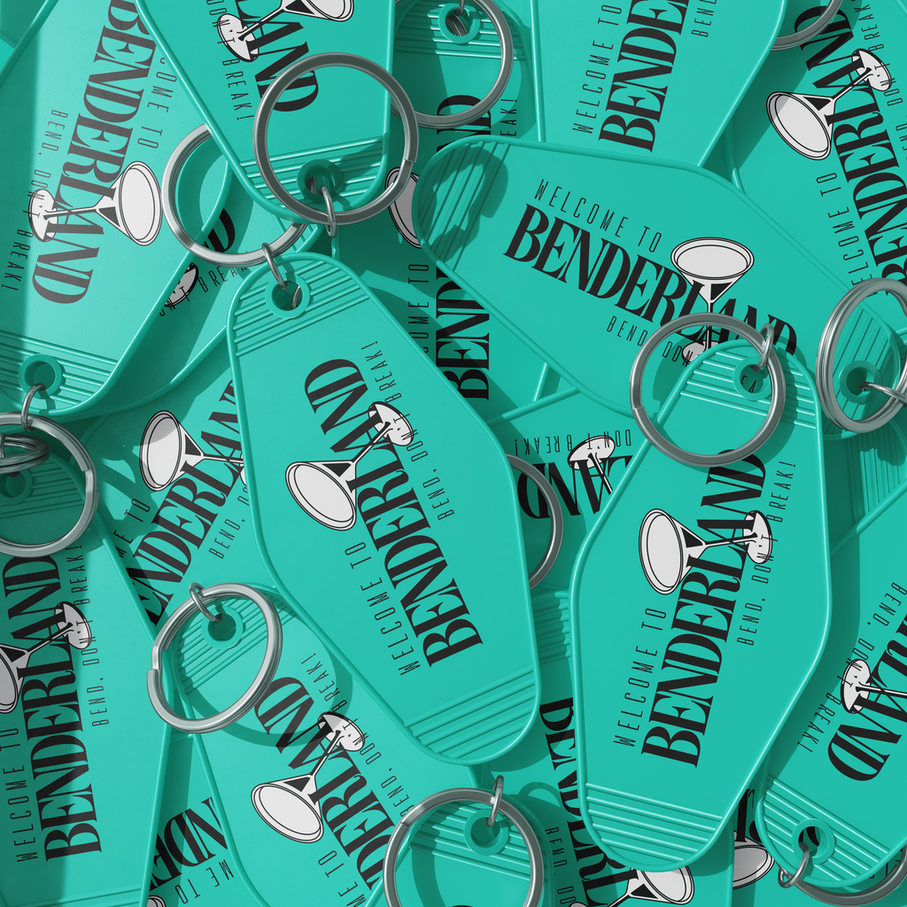 Benderland Motel Keychain